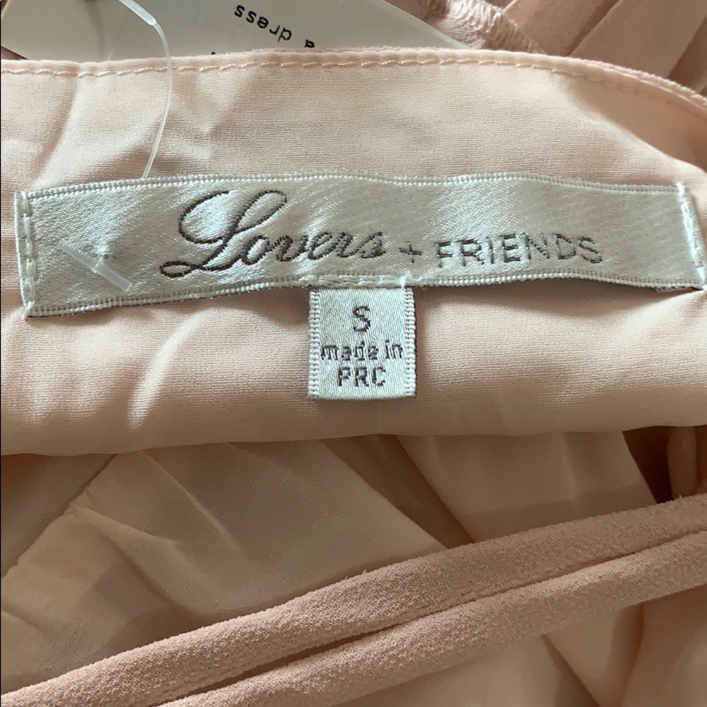 NWT Lovers + Friends Pink Tara Mini Babydoll Dress - Picture 8 of 8